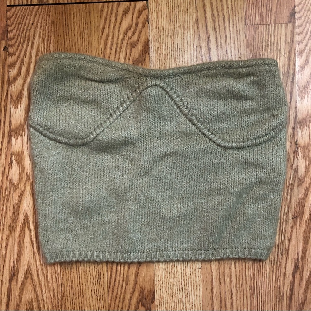 Zara Strapless Knitted Top